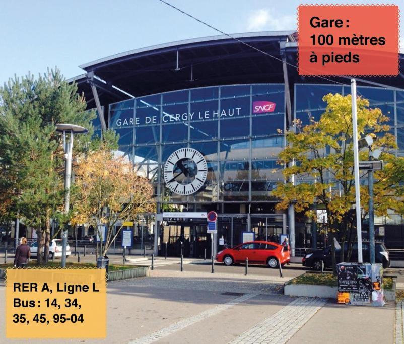 Studio 30M2 - Au Pied De La Gare - Parking Cergy Exterior photo